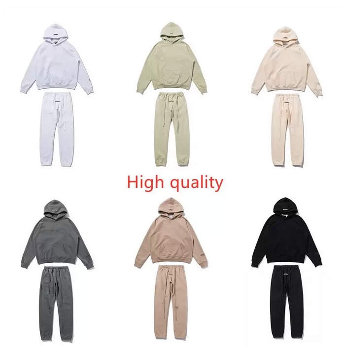 

ess hoodie casual fog essentials suits hoodies essential tracksuits pullover jogger suits hoodies pullover jogger long jogging trousers trouser pants S-XL