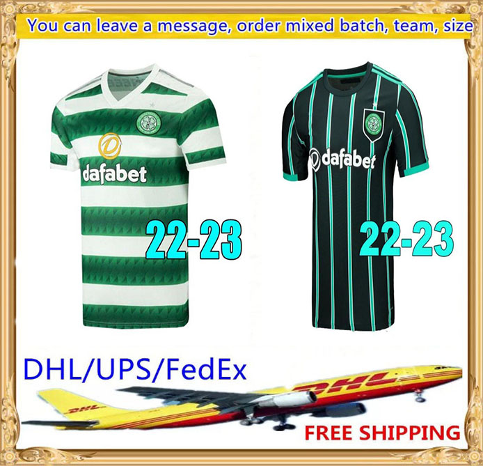 

22 23 Celtic Soccer Jerseys ABADA JOTA 2022 2023 TURNBULL Home Away Kit KYOGO ROGIC MCGREGOR GIAKOUMAKIS Top Football Shirt FORREST RALSTON Mens Kids Kit uniforms, White