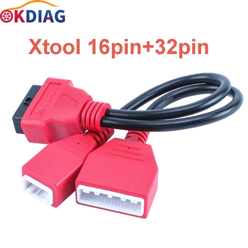 

Diagnostic Tools XTOOL OBD2 Cables For 16pin+32pin Works X100PAD3 A80 D8 D9
