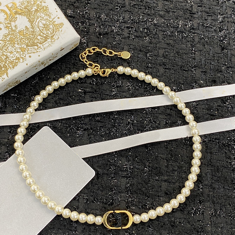 

18K Gold Plated Necklace Luxury Designer Jewelry Fashion Womens Ladies Mens Brand Letter Necklaces With High Quality 22053001CY