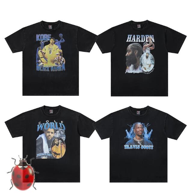 

Tees Print Graphic Vintage Wash Do Old Fabric Men Women Short Sleeve T-Shirt