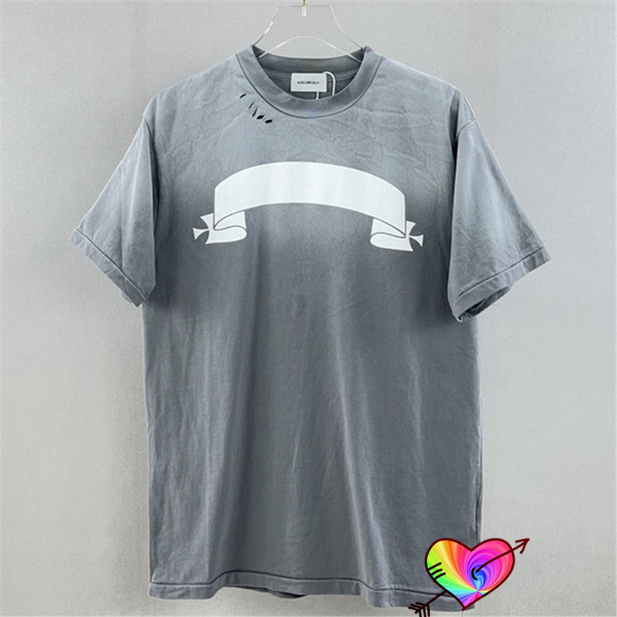 

Tee Men Women Vintage Grey T Shirt Hand Tops Short Sleeve, Gray