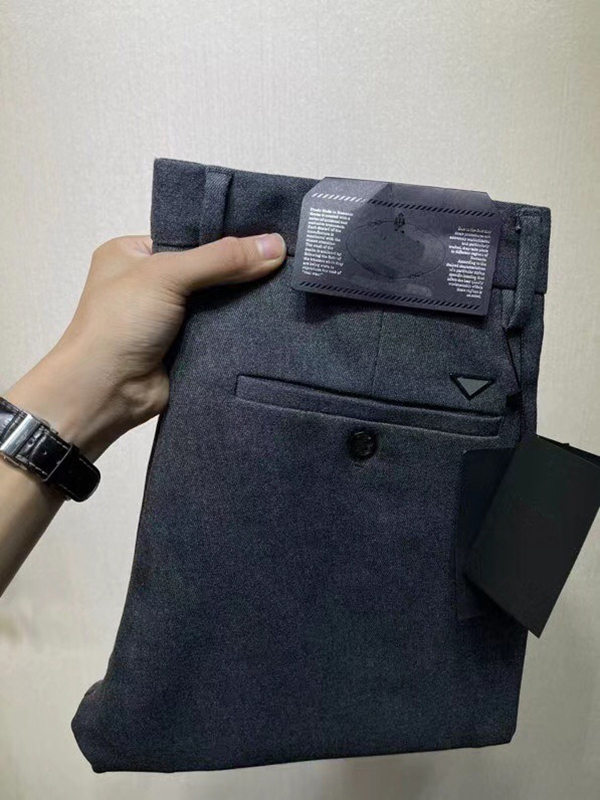 

Men's Pants High quality designer business pants gentleman work luxury fashion men straight T79N, Style 4