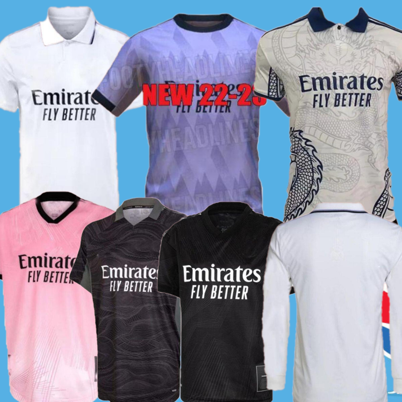 

22 23 Real Madrids home BENZEMA HAZARD Long sleeve soccer jerseys MBAPPE CAMAVINGA ALABA ASENSIO MODRIC MARCELO VALVERDE 2022 2023 football shirt, 22/23 home long sleeve