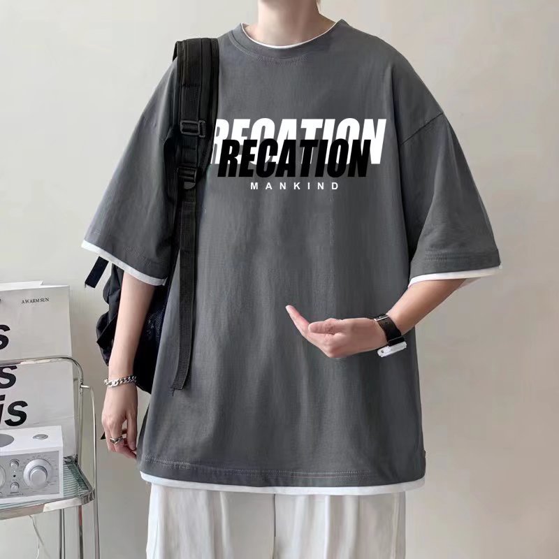 

Harajuku Letter Graphic Tshirts Fashion Streetwear Short Sleeve Casual Male Cotton T Shirt O Neck Tees 2022 Summer Unisex Clothe 0615, J0169-white