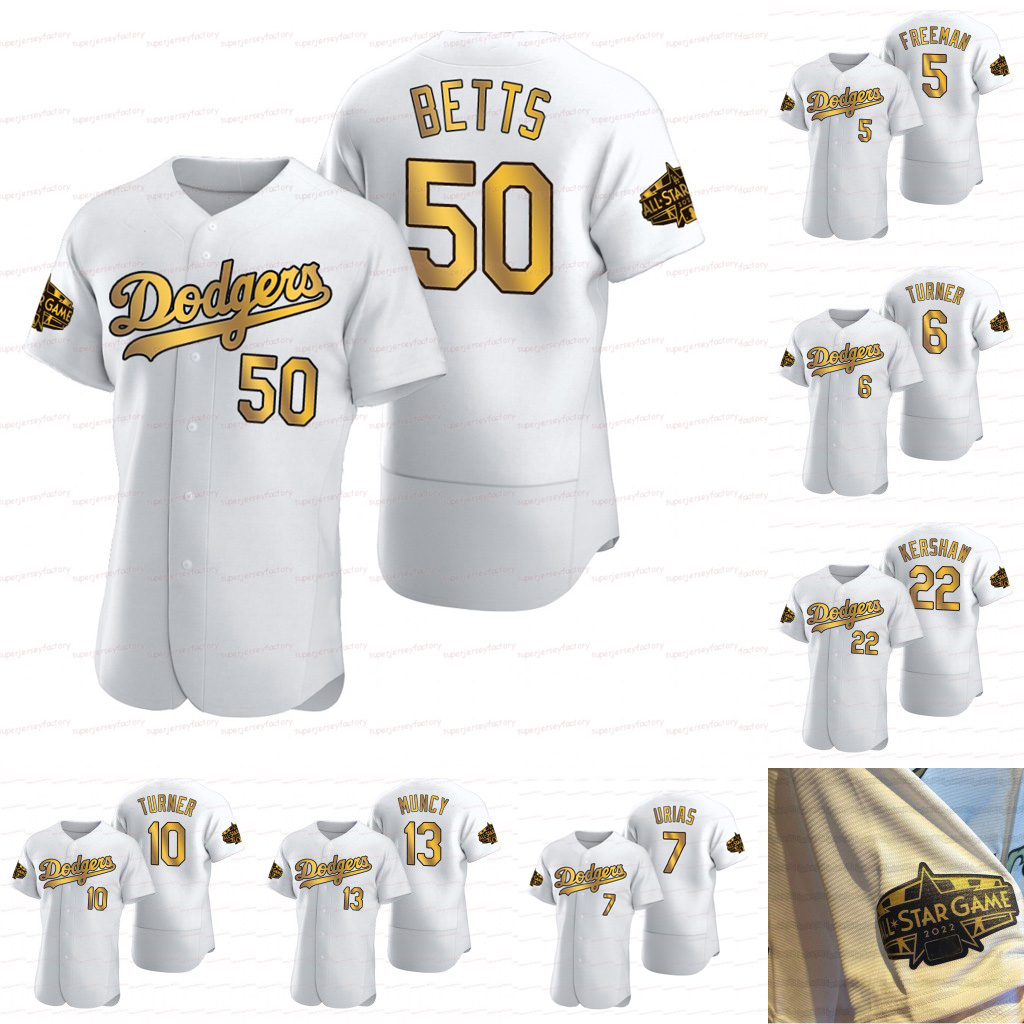 

Freddie Freeman 2022 All Star Dodgers Jersey Mookie Betts Trea Turner Cody Bellinger Justin Craig Kimbel Clayton Kershaw Julio Urias Greene Max Muncy Chris Taylor, Youth s-xl