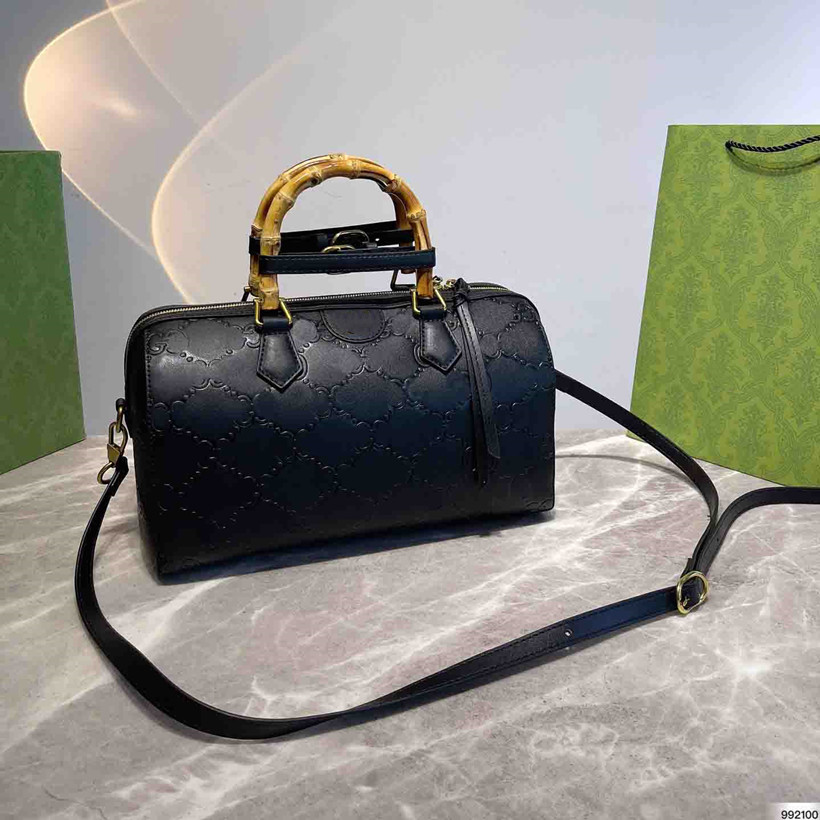 Designer handbag women luxury Travel Bag Fashion Double G men single shoulder bag high quality Genuine Leather Embossing crossbody Speedy Bamboo