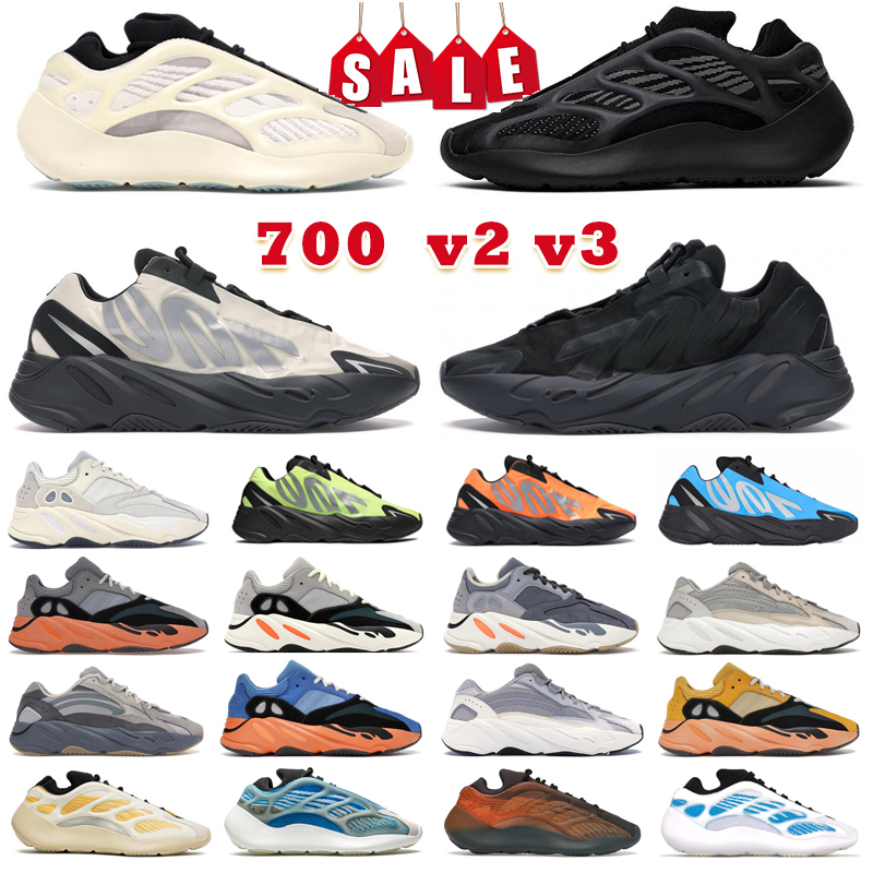 

700 v3 v2 v1 Mens running shoes sneakers MNVN Bone Azareth Alvah Hospital Blue Safflower men women trainers sports shoe, 36-46 miami vice