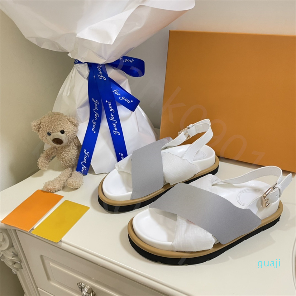 

Luxury Designer Ladies cross waterproof Sandals for Women leather Price female Slippers High Quality Material sneakers Heels