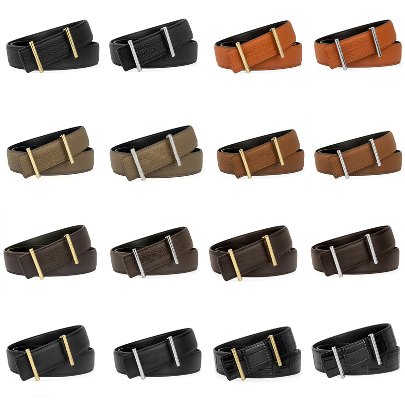 

Fashion Wholesale Belt for Men Women Designer Belts High Quality Many Color Optional Cowhide Lychee Crocodile Skin Leather 34 mm with Exquisite Box, With box