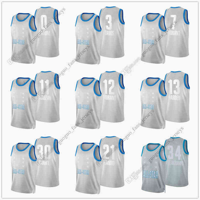 

Custom Printed 22 New Basketball Jerseys derozan antetokounmpo harden morant tatum curry young davis ball george embiid durant thompson Whit
