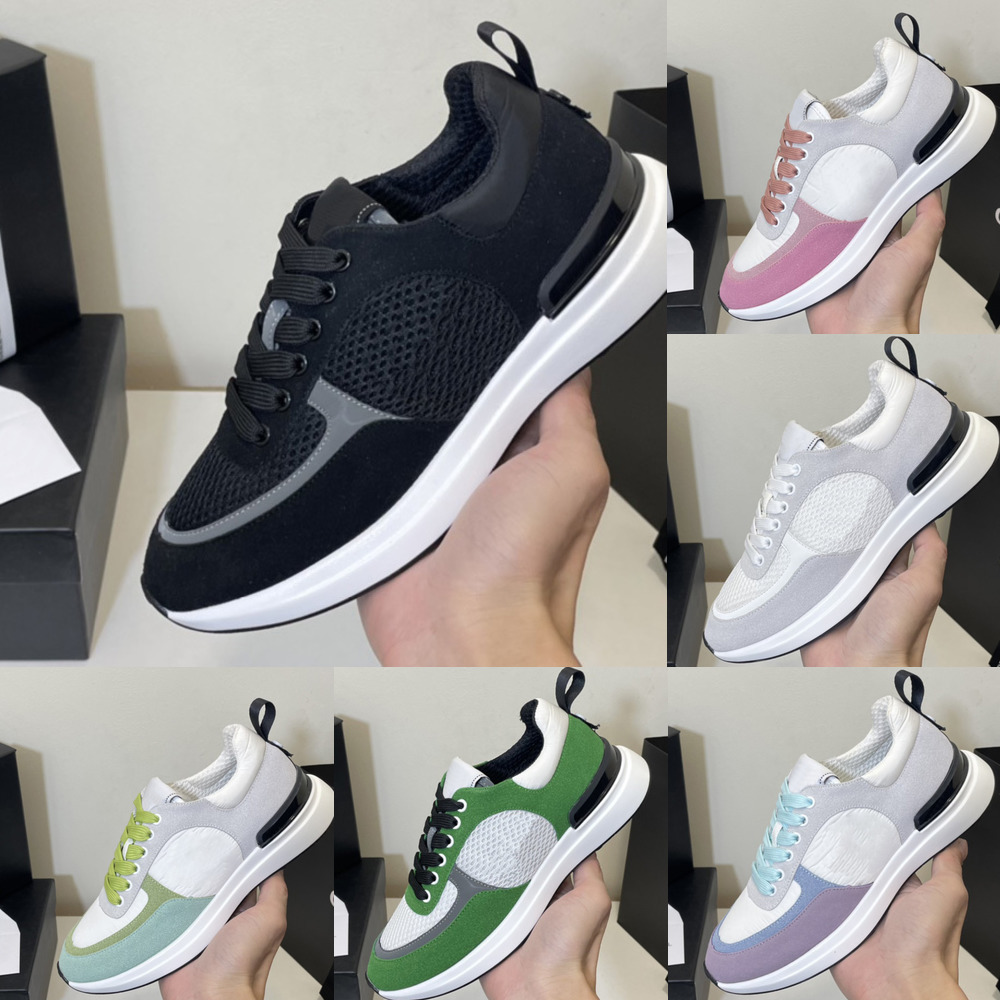 

2022 Fashion Latest Designer Sneakers Unisex Suede Casual Shoes Men Women Knit Calfskin Running Shoe Platform Sneaker Leather Mesh Trainers UPS, Fill postage