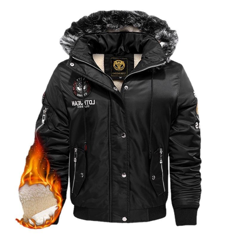 

Men's Down & Parkas White Duck Jacket Warm Hooded Thick Puffer Coat Male Casual High Quality Overcoat Thermal Winter Parka Men 4XLMen's, Red