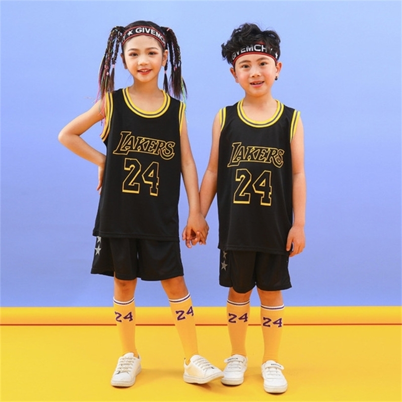 

Student Football Uniform Tracksuit Set Baby Sport Jerseys Kids Boys Team Basketball Suits Soccer Clothes Vest + T-shirt 2PCS 220418, White 13