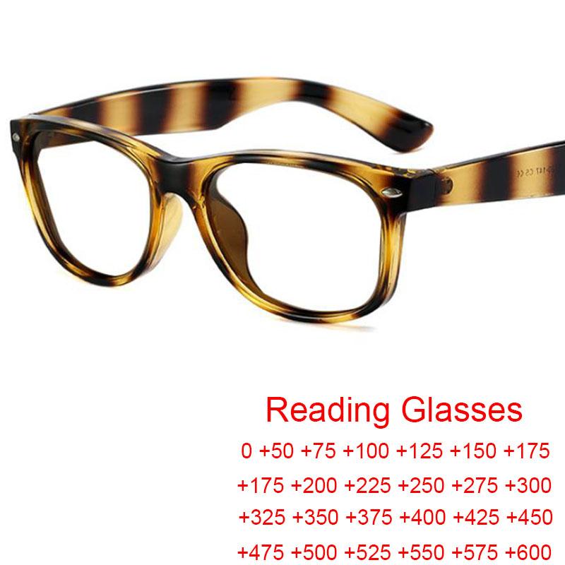 

Sunglasses Brand Designer Unisex Presbyopia Reading Glasses Men Women Stripe Retro Eyeglasses Transparent Comoputer Anti Blue Light GlassesS