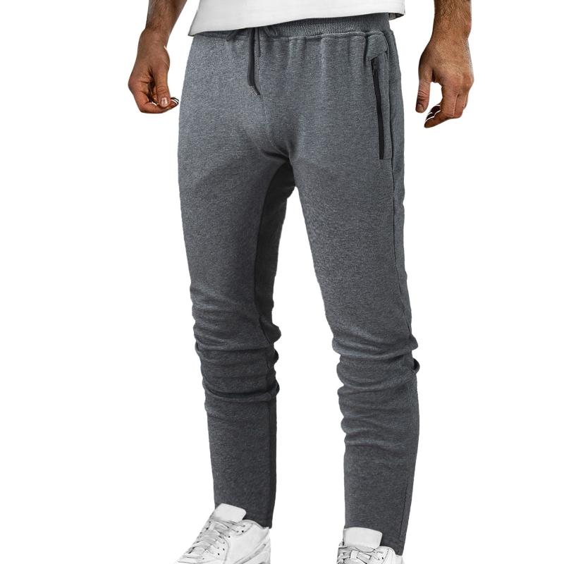 

Men's Pants Fuzzy House Mens Hip Hop Straight Leg Solid Color Track Cuff Lace-up Workout Big And Tall PantsMen's, Black