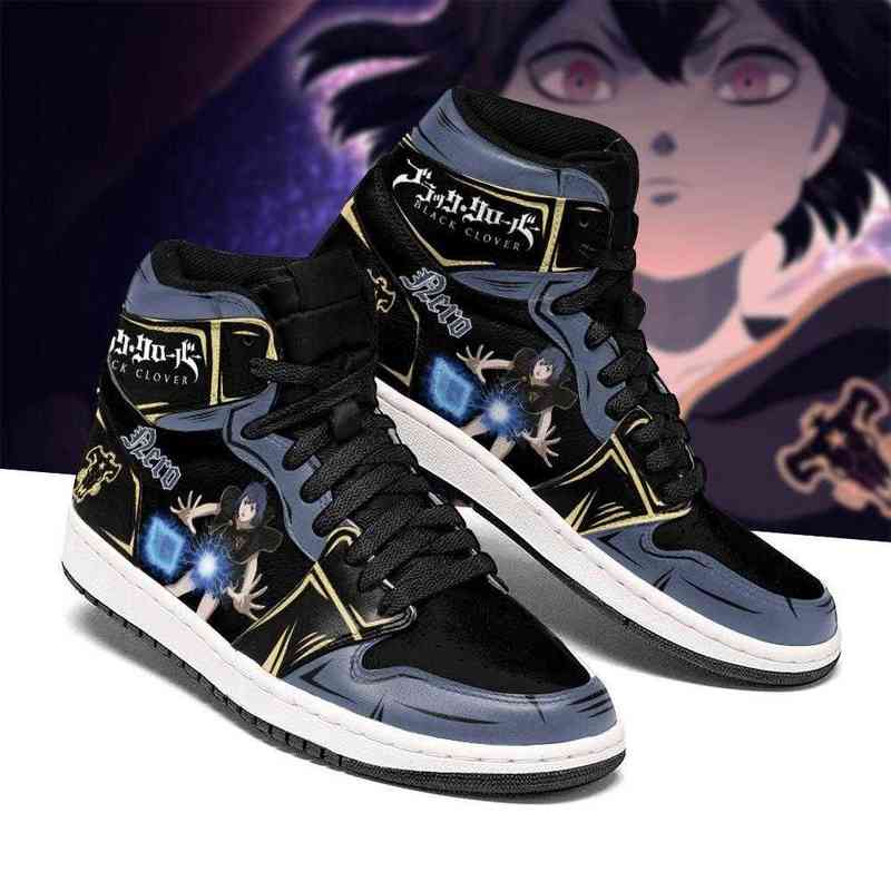 

Black Bull Nero Secre Swallowtail Sneakers Clover Anime Shoes, Others