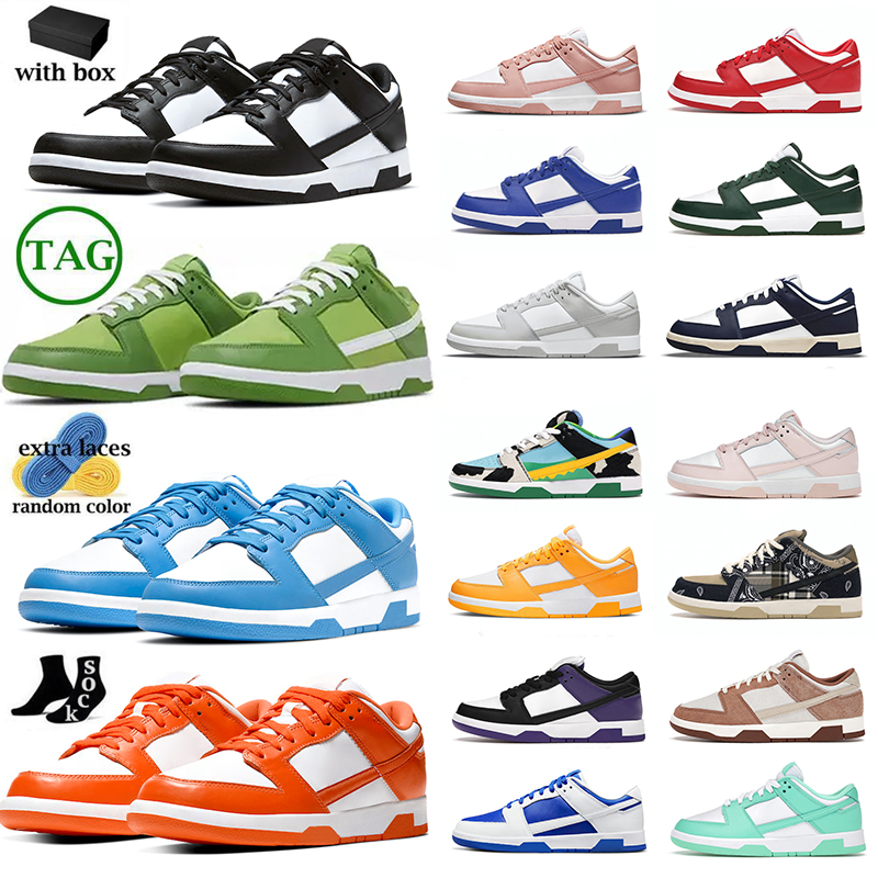 

With box dunks Casual Shoes Mens Panda Shoe Gray Fog Syracuse Coast Chicago Photon Dust Sail Green Eater Candy Women Trainers Sneakers size 36-47