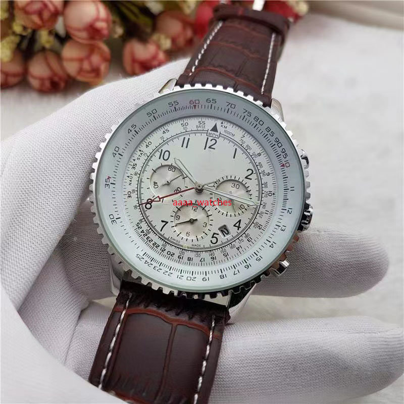 

2023 New BR Business casual men's sports watch full function six hands top brand luxury watch strip steel watches waterproof men's watch