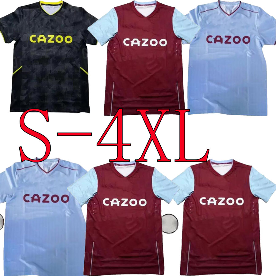 

SIZE 3XL 4XL 2022 2023 Aston Villaes WATKINS BUENDIA Soccer Jerseys 22 23 Home away McGINN EL GHAZI WESLEY DOUGLAS LUIZ MINGS KONSA CASH Football shirts, Red