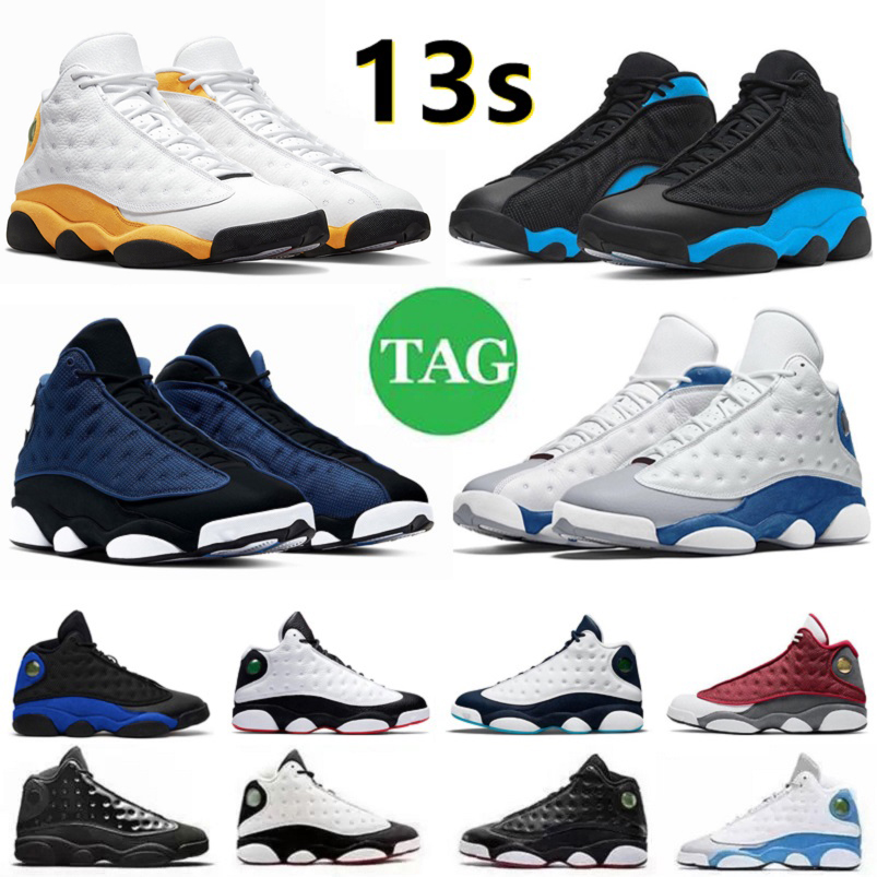 

Jumpman 13 13s men Retro Basketball Shoes UNC French Brave Blue Del Sol Obsidian Court Purple Red Flint Playoffs Black Cat Hyper Royal mens Trainers Sports Sneakers, Pay for box