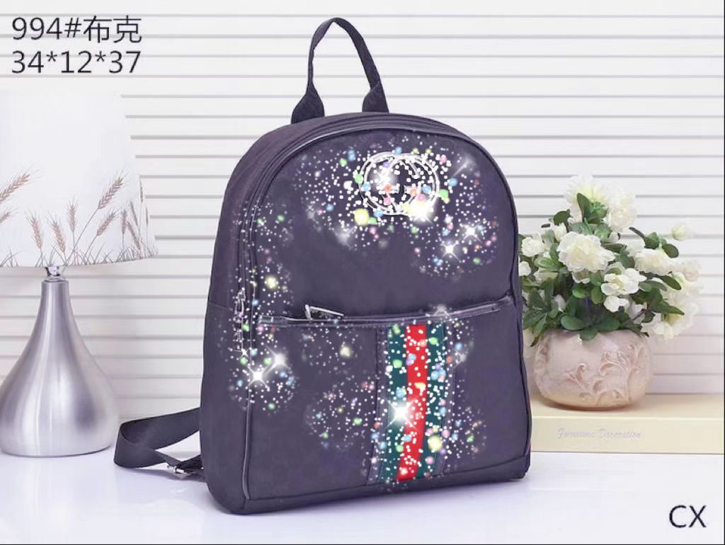 

NEW Backpack Style Womens Women Casual Backpacks Handbag Totes Bags Tote Shoulder Bags, Black