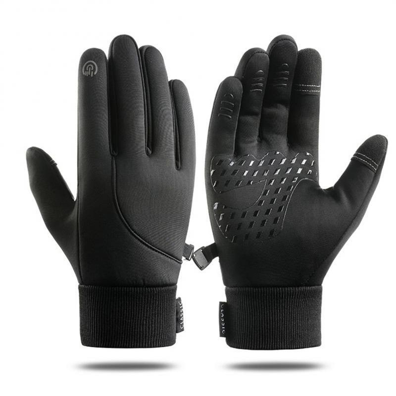 

Cycling Gloves Waterproof Winter Touch Screen Bicycle Outdoor Scooter Riding Motorcycle Warm Handschoenen Ciclismo, 01