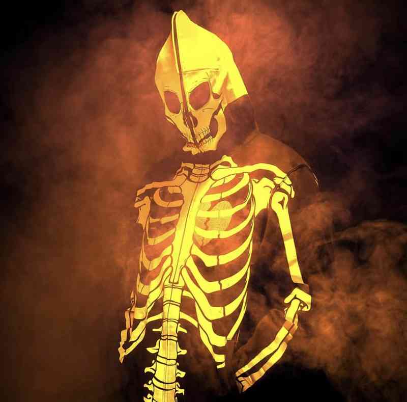 

Designer Kanyes Classic Wests Luxury Hoodie Hip Hop Skeleton Printed Mens And Womens Loose Zipper Coat Plush Sweater Hooded