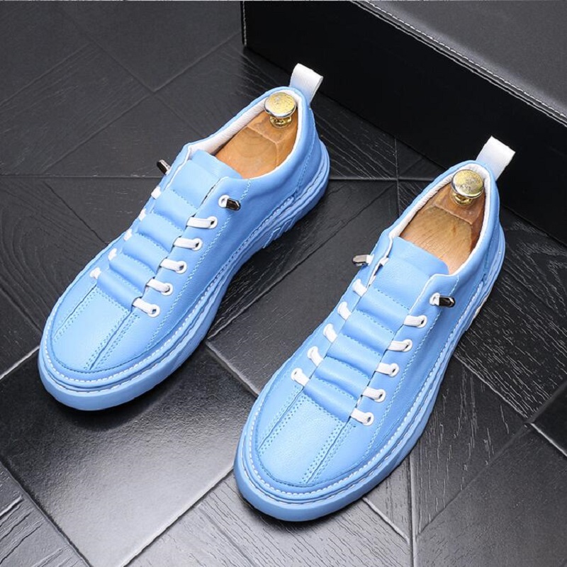 

Luxury Men's Small White Shoes British Fashion Sports Casual Board Low Top Breathable Zapatos Hombre Chaussure Homme Da056