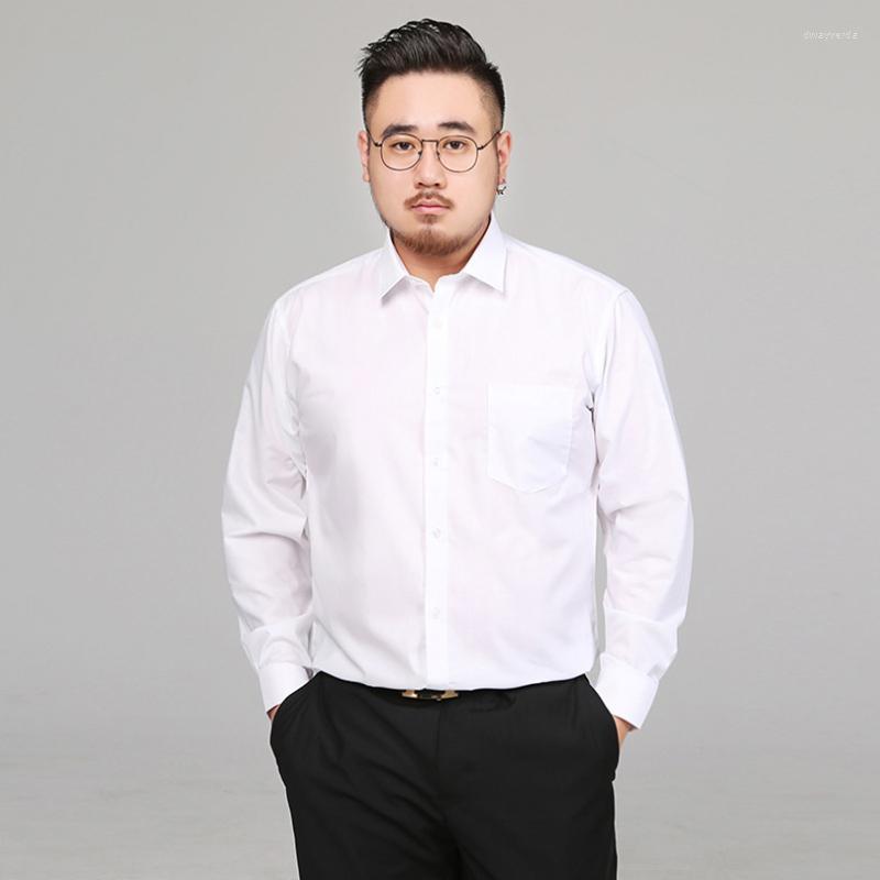 

Men's Dress Shirts Plus Big Large Size S-8XL Social Men Long Sleeve Formal Man Solid Oversize Spring Summer Male Shirt 2022 Dway22, Black