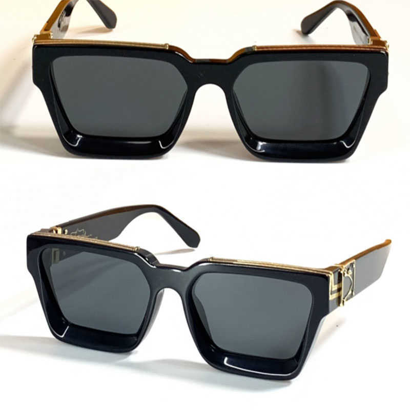 

Mens sunglasses MILLIONAIRE fashion ladies square glasses vintage full frame 1165 1.1 unisex shiny gold selling golds plated top quality