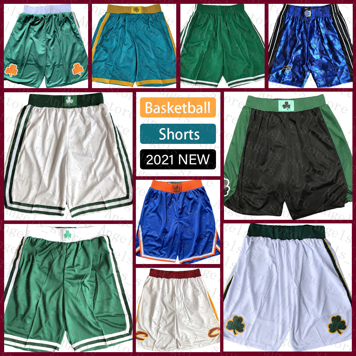 

Boston''Celtics''Men Basketball Shorts 2022 New 12