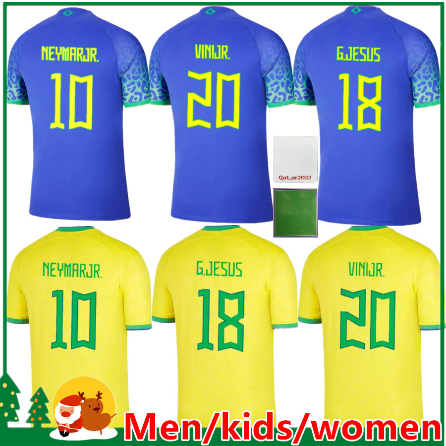 

2022 2023 BrazilS soccer jersey MARCELO PELE PAQUETA NERES COUTINHO FIRMINO JESUS 22 23 BrasilS football shirt kids kit Men women, T shirt