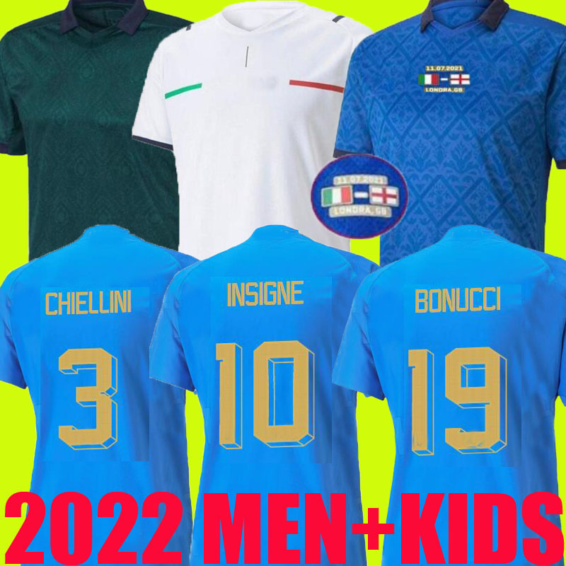 

2022 2023 Italia BONUCCI soccer Jersey home 22 23 JORGINHO INSIGNE VERRATTI men kids kit CHIESA BARELLA finals CHIELLINI ItalyS Pellegrini Immobile FOOTBALL SHIRTS, 2022 home