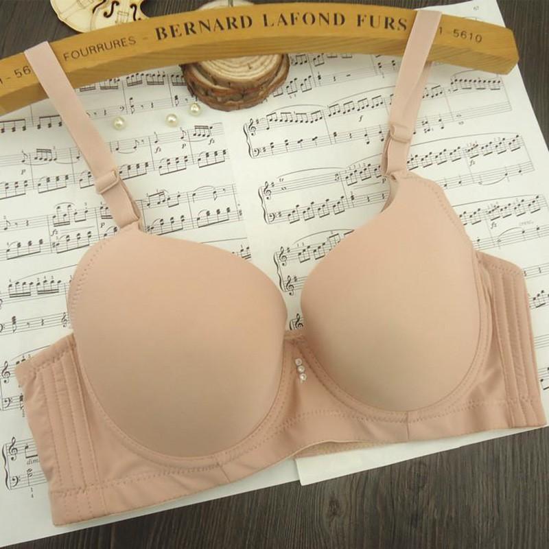 

Bras Women Seamless Lingerie Push Up Bra Adjustable Brassiere C D Cup For, Black