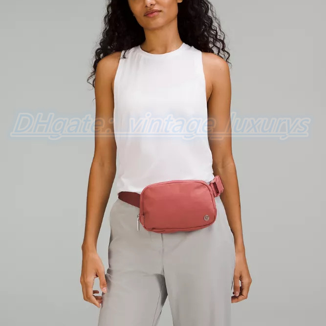 

Luxury everywhere lulul belt Bag Waist Bags Designer fanny pack bumbag Women's Nylon Shoulder men bum chest sports yoga bag Crossbody Breathable sweat-wicking