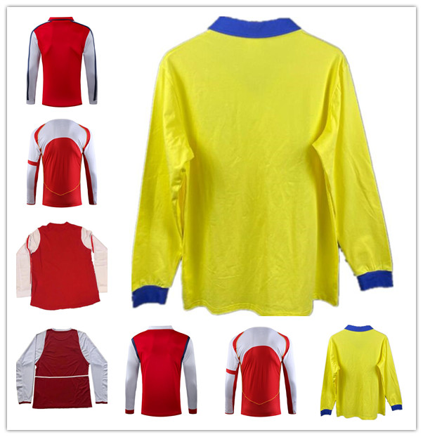 

02 05 HENRY BERGKAMP V. PERSIE Mens RETRO Soccer Jerseys 94 97 VIEIRA MERSON ADAMS Home Away 3rd Football Shirt Short Long Sleeve Uniforms, 11