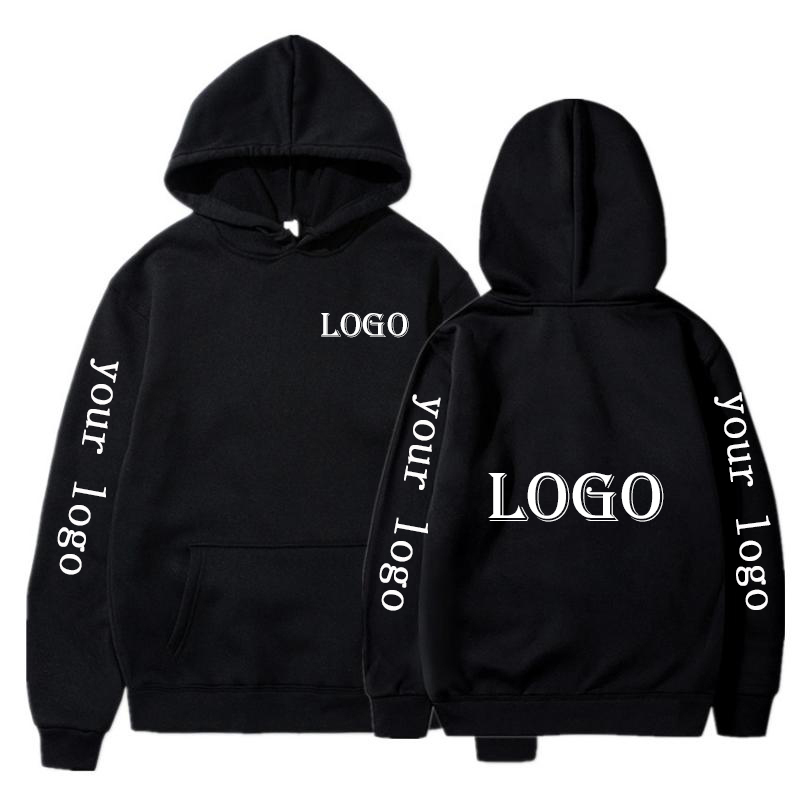 

Custom Mens Casual Pullover Hoodies Autumn Line Print Clothing Men Hoodie Sport Street Tops Sweater Size  4XL 220704, Black