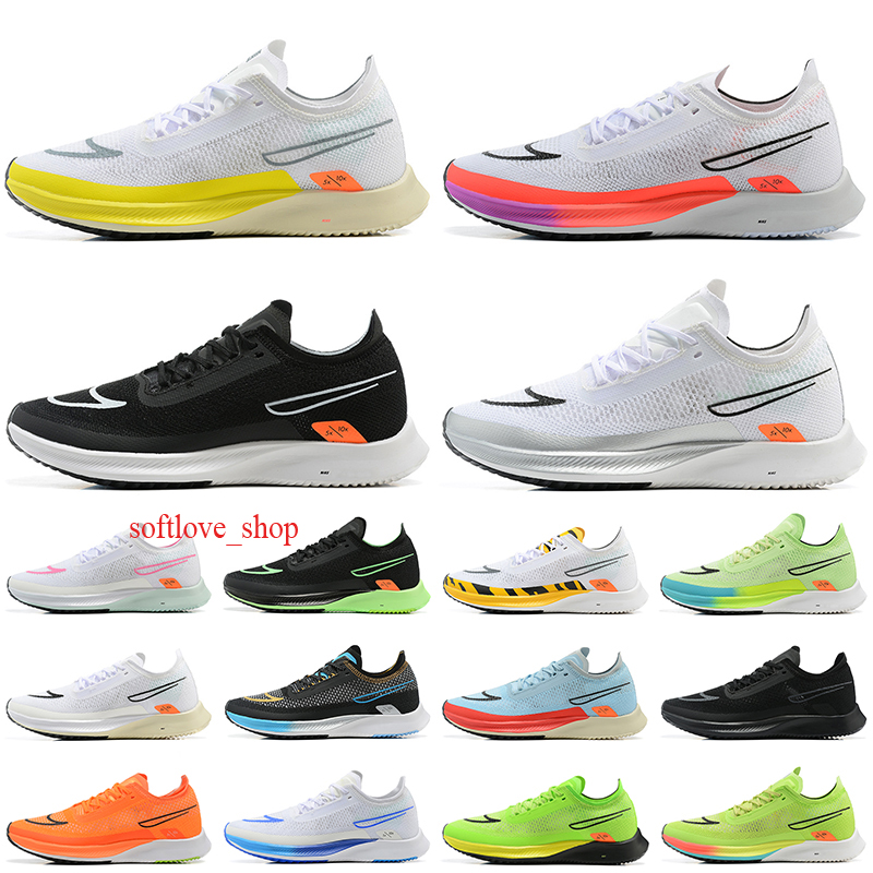 

Designer Zomx Streakfly Men Women Racer Running Shoes White Flash Crimson White Photon Dust Unisex Sport Trainer Sneakers Size 36-45, Color 11