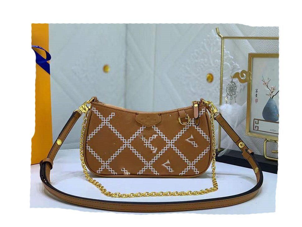 

Hihg Luxurys Designers wallet Crossbody Bags Womans Fashion Classic monograms Plaid Handbags Classics Shoulder Bag chain Purse, 81066#1