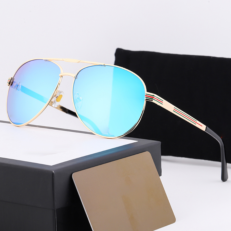 Lunettes de soleil de créateurs Lunettes de soleil Luxury Fashion Fashion Fashion High Qualize Polaris's Men's Glass UV400 Wayfarer Sunshade Mirr