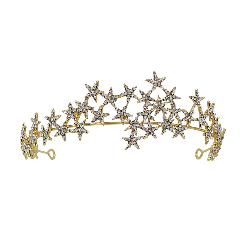

Designer crown lady fashion luxury wedding Headpieces alloy headdress bridal accessories 081203