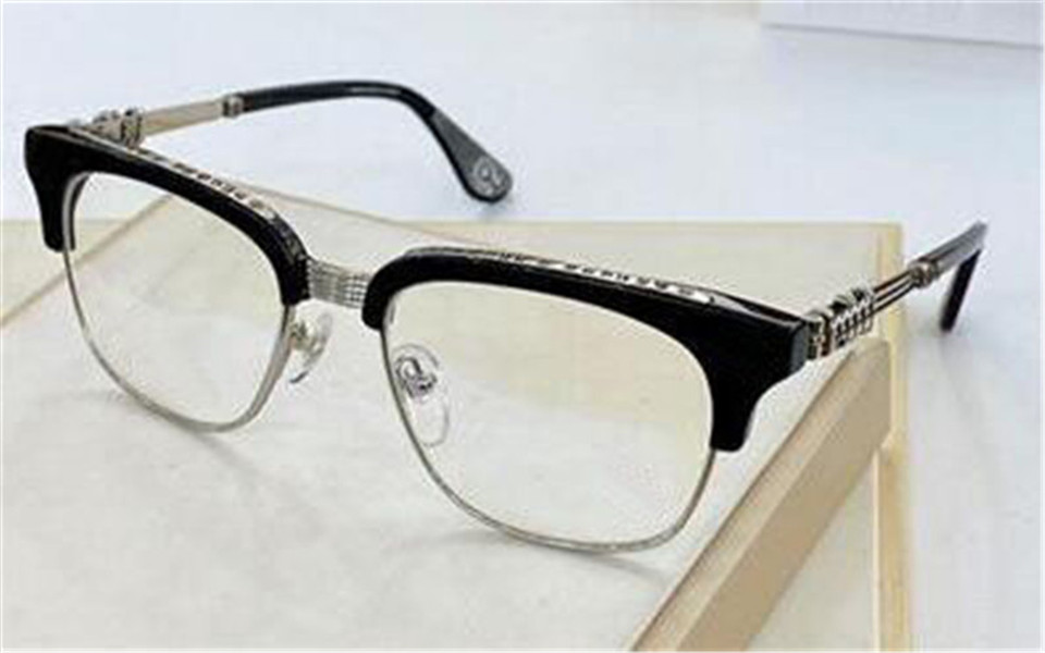 

New glasses designer CRH BONE optical prescription mirror cat eye frame classic style business elite style optical flat lens