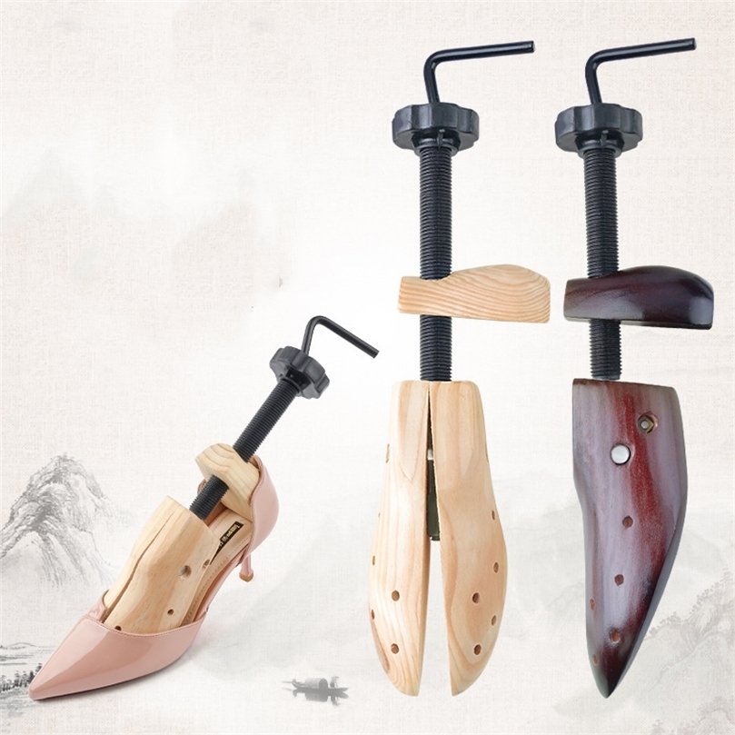

Drop 1pcs 2Way Wooden Shoe Tree For Men and Women s Expander djustable Stretcher Shaper Rack Sawol 220611
