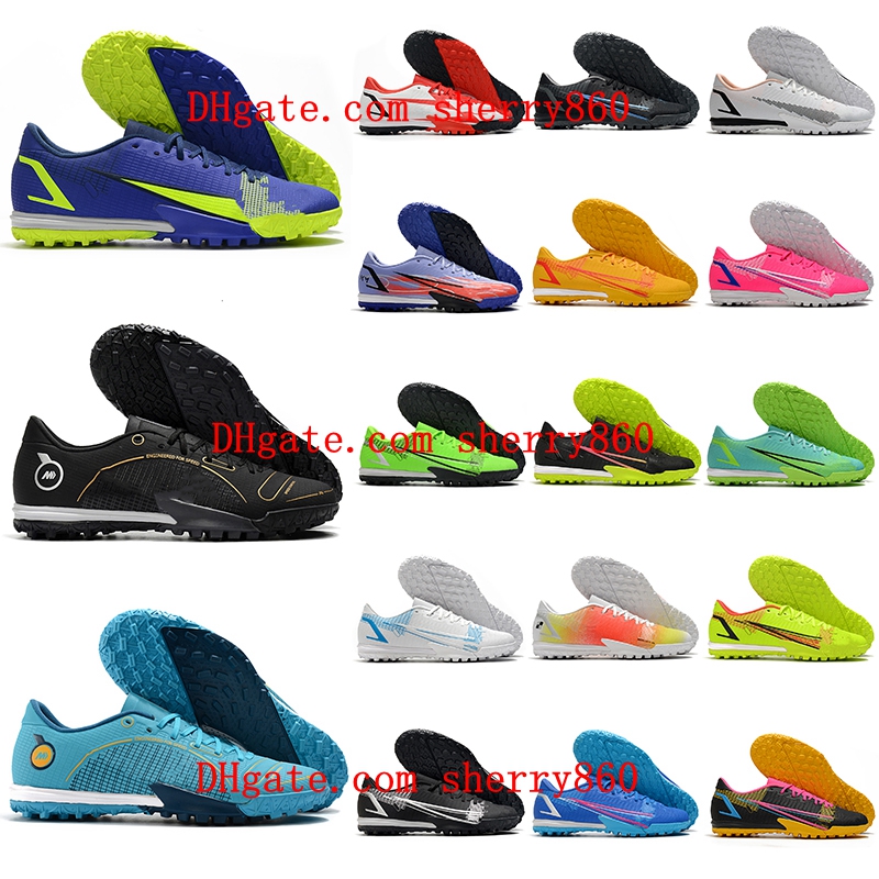 

Mercurial Vapores XIV Club TF 2022 Mens Soccer Shoes Turf Football Boots Cristiano Ronaldo CR7, As picture 2