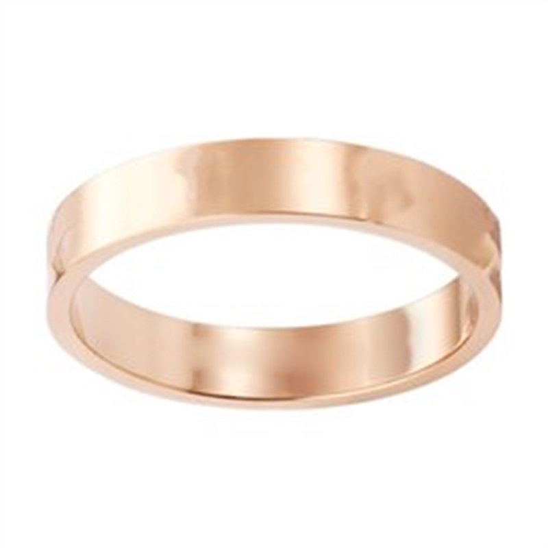 

Love Ring Mens Rings Classic Luxury Designer Jewelry Women Titanium Steel Alloy Gold-Plated Gold Silver Rose Never Fade Not Allergic -4/5/6mm 45hd H1