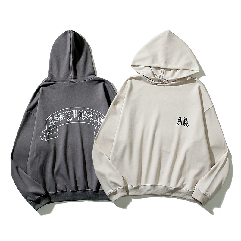 Sweat-shirts solides Vintage sweat à capuche pour homme femmes rétro imprimé pull à capuche Hip Hop pulls