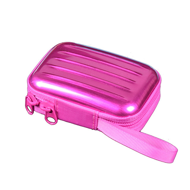 

2022 Creative Rectangular Zipper Bag Coin Storage Bag rose red 061746