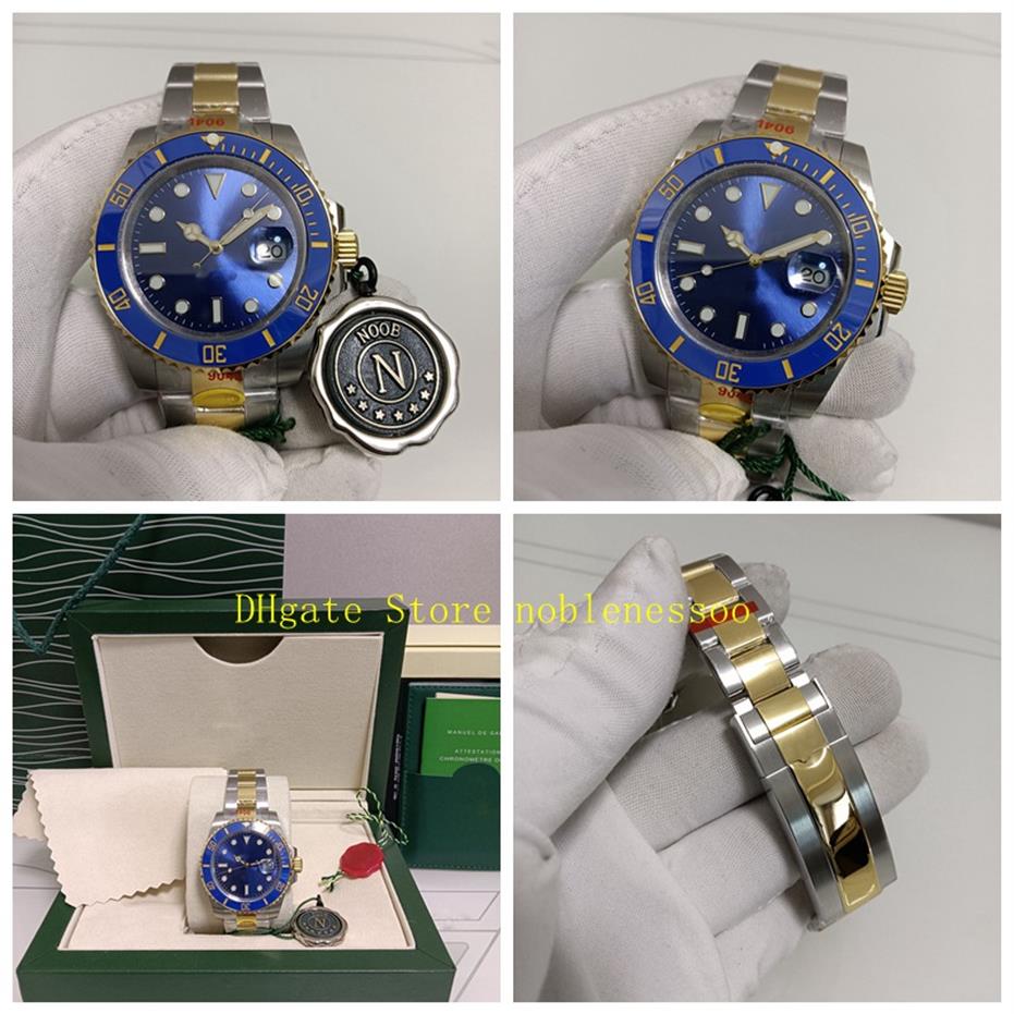 

7 Color Super N Factory Watches 904L With Original Box Mens 41mm Blue Dial 126613 Correct card number 126613LB 126610 Steel Gold D273x