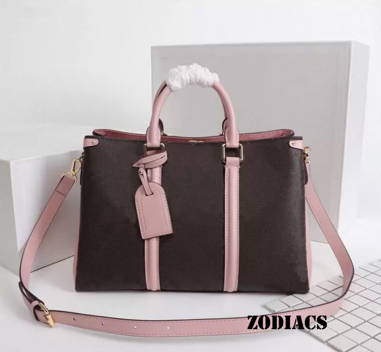 

High Quality Open Bag Handbags Soufflot BB MM Designer Fashion Women ShoulderBags Genuine Leather Handbag Luxurys Purse Tote Travel M44815 M44817, Customize